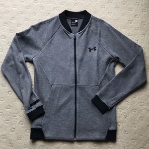 Grey Under Armor Men’s Fleece Jacket (Size S)